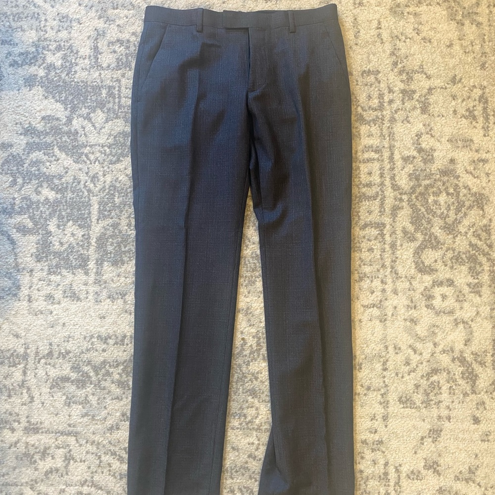 Banana Republic tailor fit suit pants charcoal gray